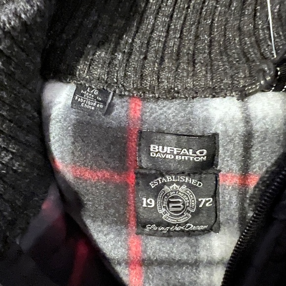 🆕 Buffalo David Bitton Men’s Walker Mockneck 1/4 zip size L - Picture 7 of 10